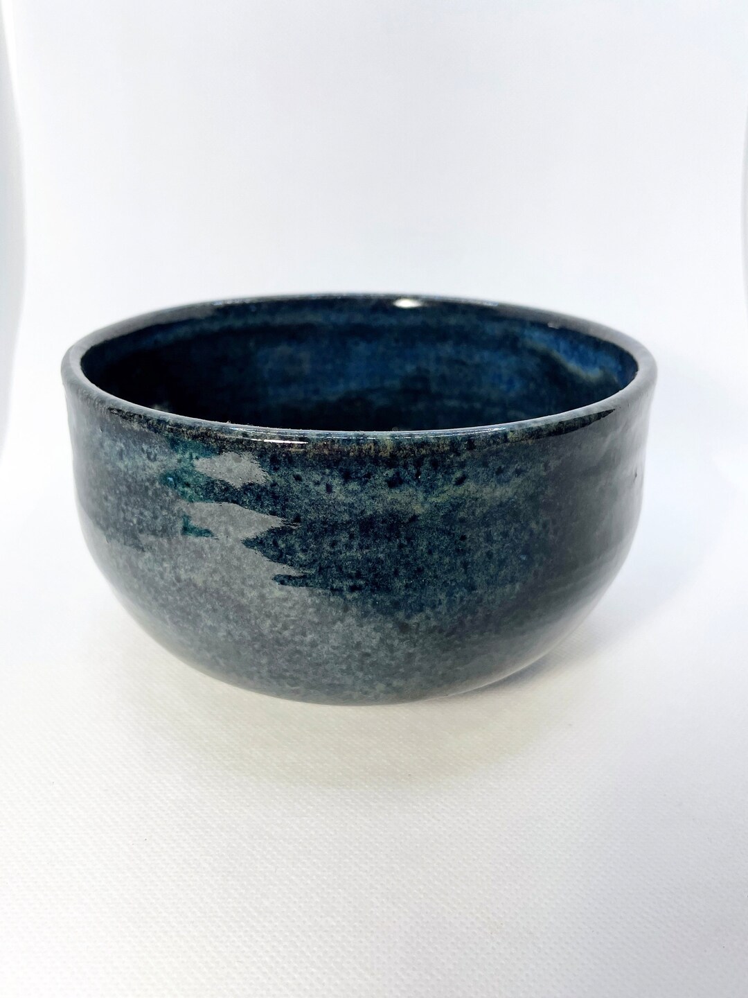 Blue Cereal Bowl Ceramic Bowl Hand Thrown Pottery Etsy