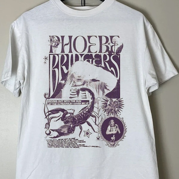 Phoebe Bridgers Punisher I Know the End Retro T shirt, Phoebe Bridgers Reunion On Tour Vintage t shirt, Phoebe Bridgers Farewell Tour tshirt