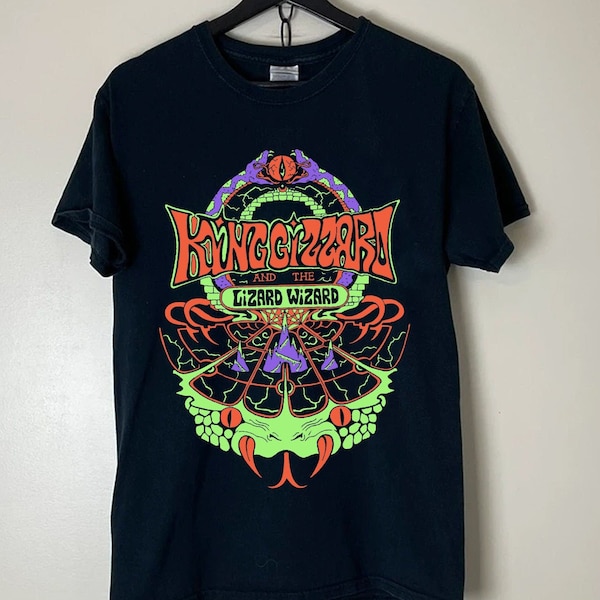 KGLW Snake Mountain Vintage T shirt, King Gizzard And The Lizard Wizard PetroDragonic Apocalypse Rock Band 90s Vintage tshirt for fans