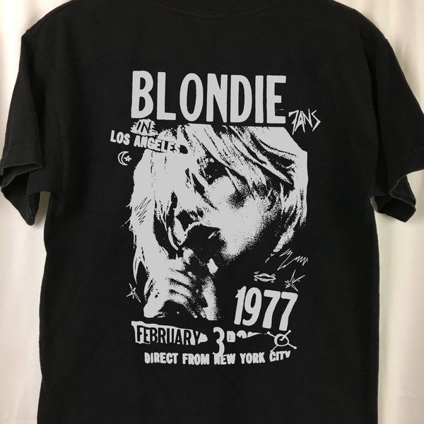 Blondie 1977 Direct From New York City Retro shirt, Blondie live at the Old Waldorf Vintage 70s T Shirt, Debbie Harry Parallel Lines tshirt