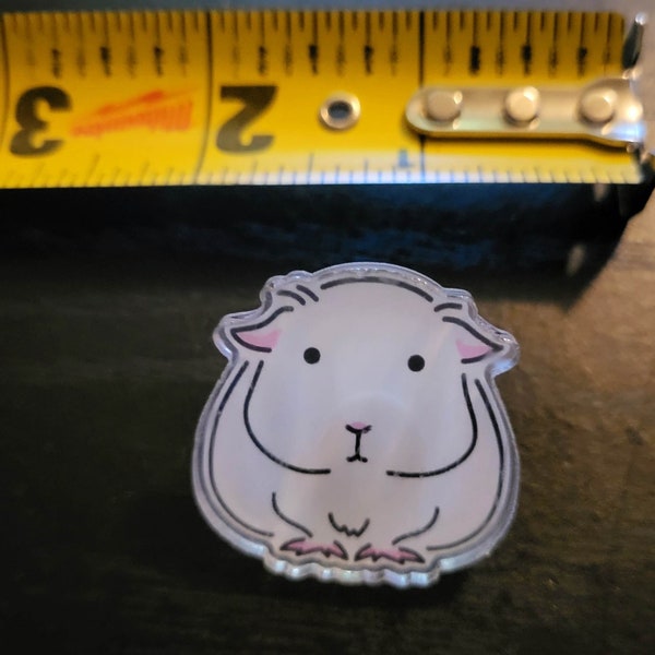 2" Acrylic Guinea Pig Pins