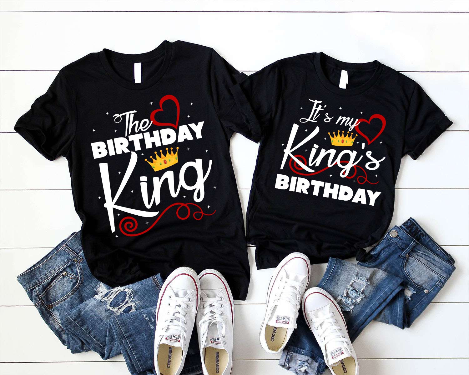 Birthday King Shirt It's My Kings Birthday Custom Etsy