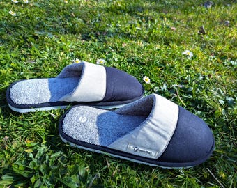 Linen Men Slippers: Breathable Bamboo and Cinnamon Scent for Home Relaxation