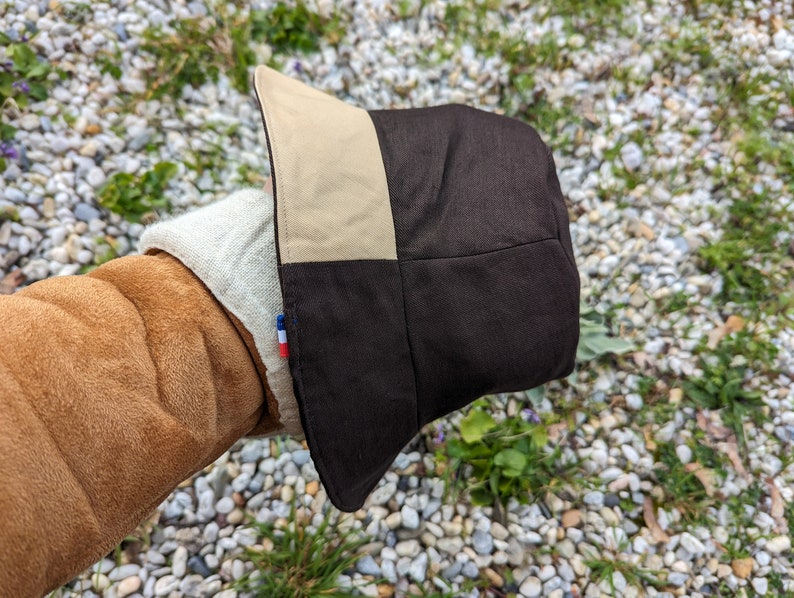 Hemp bucket hat, Linen bucket hat, eco-friendly hat, handmade hat, Fashion Bucket Hat, Women Hat, Adult Unisex Bucket hat Brown linen - M