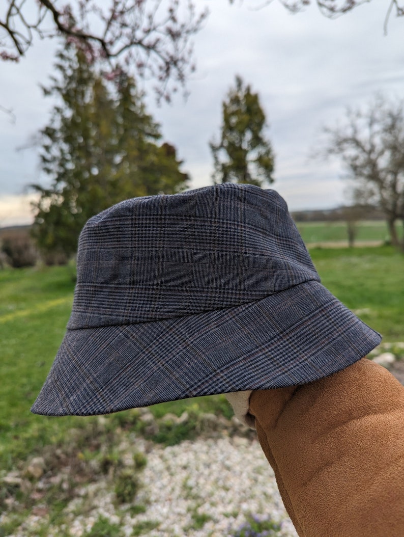 Hemp bucket hat, Linen bucket hat, eco-friendly hat, handmade hat, Fashion Bucket Hat, Women Hat, Adult Unisex Bucket hat image 7