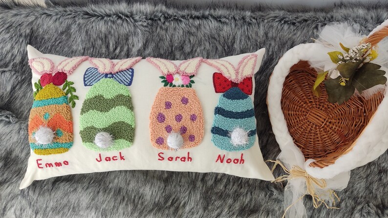 PunchItCraft Easter Bunny Pillow - Thumbnail 2
