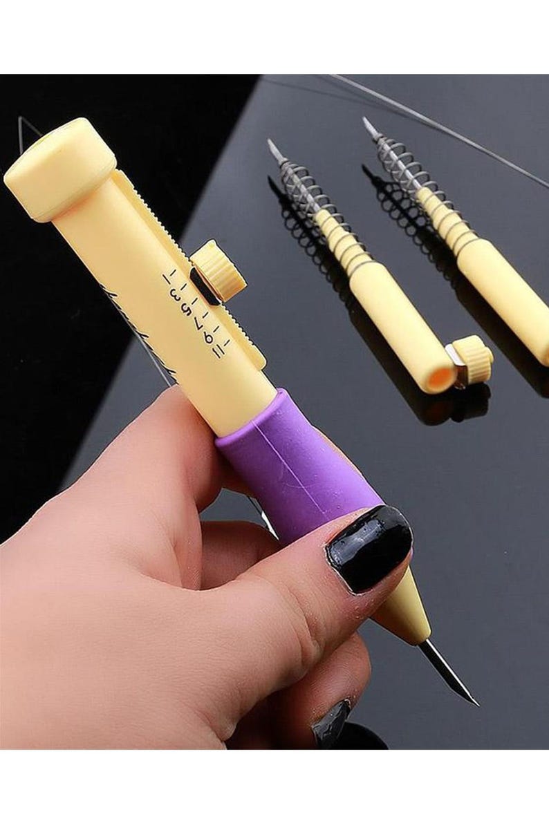 Adjustable Punch Needle Set, Embroidery Craft Tools, Needle Threaders image 2