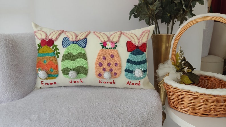PunchItCraft Easter Bunny Pillow - Thumbnail 3