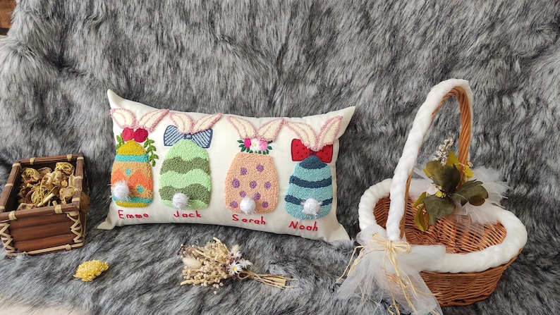 PunchItCraft Easter Bunny Pillow