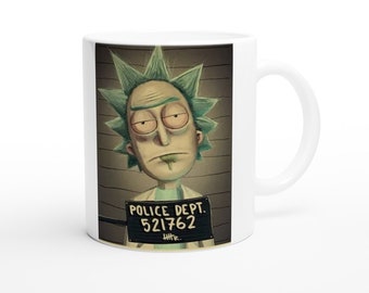 Rick and Morty, Weiße 11 Unzen Keramiktasse