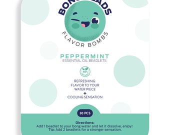 Flavor Bombs - 100% Organic Peppermint Beads