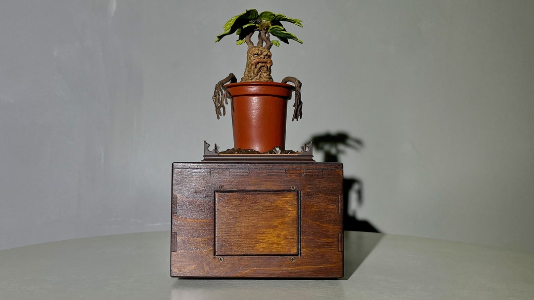 Flower Pot Puzzle With Builtin Box Etsy