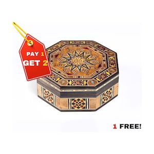 Parel sieradendoosje | Luxe handgemaakte inlays |  Vintage en antieke herinneringsopbergdoos | Parelmoer | Gratis DHL Express