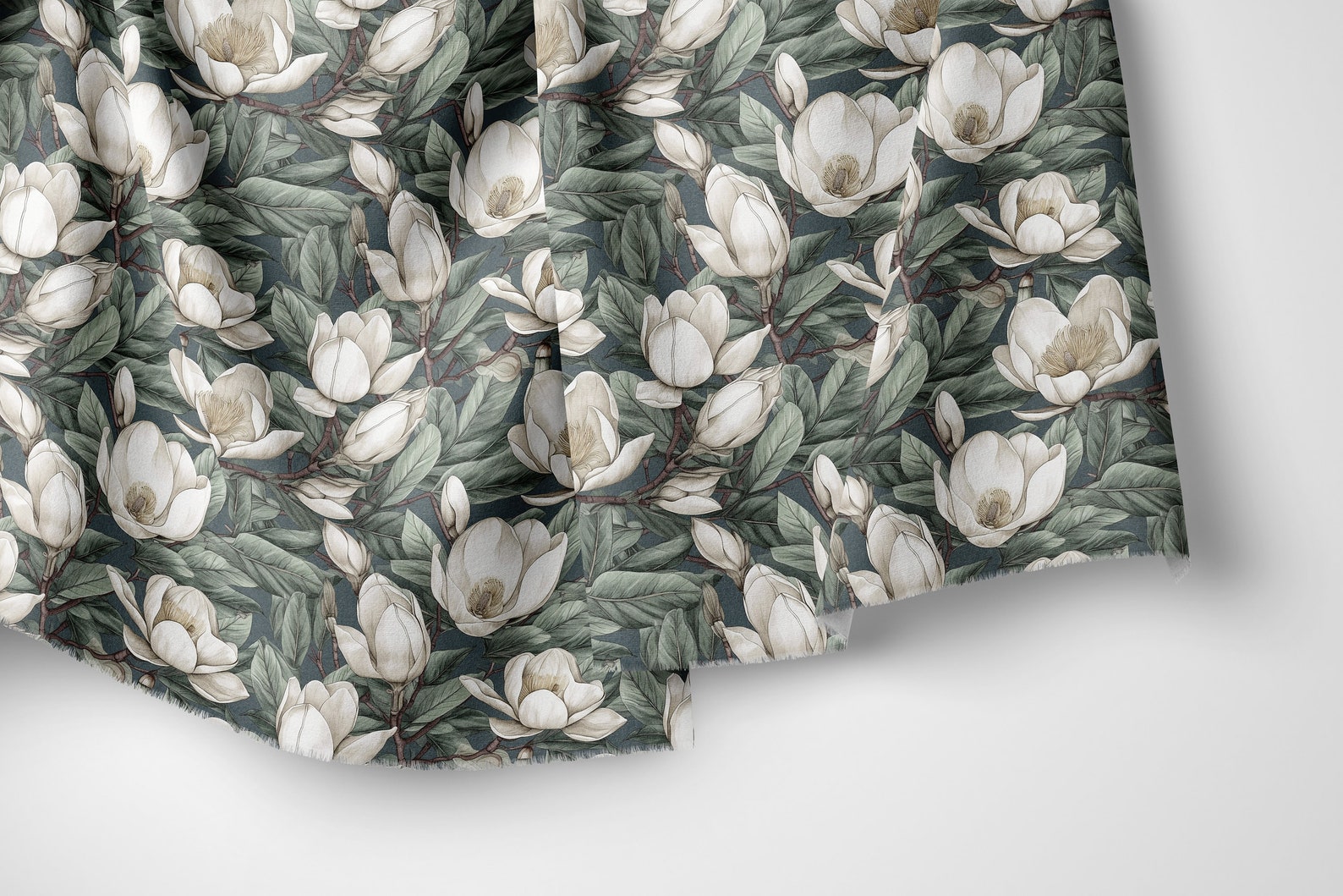 Magnolia Digital Paper Digital Download Seamless Pattern in - Etsy