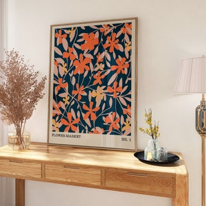 Henri Matisse Flower Print, Gallery Wall Art Prints, Modern Wall Art, Printable Wall Decor, Flower Market Prints, Digital Download, Trendy.