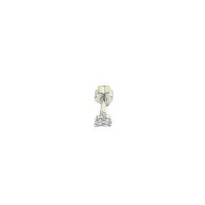 Minimal Flower Piercing , Flat,Helix ,tragus Piercing , Stud piercing,Cartilage Earring