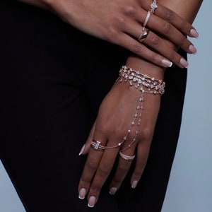 Stone Handchain,Sterling silver,Bohem Handchain,Jewelry For Girl