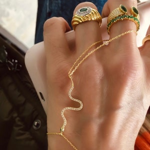 Gold Snake Wrap Bracelet
