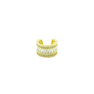 Dianty Baguette Ear Cuff, Dainty ear cuff, Minimalist ear cuff, Conch Ear Cuff Earrings, earcuff gold, ear cuff
