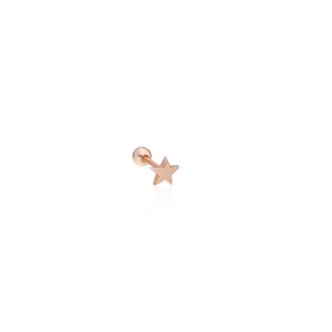 Piercing de estrela, brinco de cartilagem, brinco de hélice, piercing de hélice, piercing de tragus, piercing de cartilagem