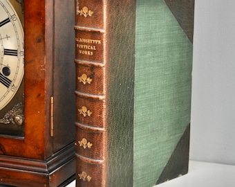 The Poetical Works of Dante Garbiel Rosetti, 1st Ed, 1910, Half Leather, VGC