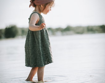 Dress Wildflower Knitting Pattern PDF German GERMAN plus Add-on