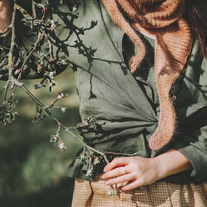Apple Blossom Scarf Shawl Strickanleitung Pdf DEUTSCHE Anleitung