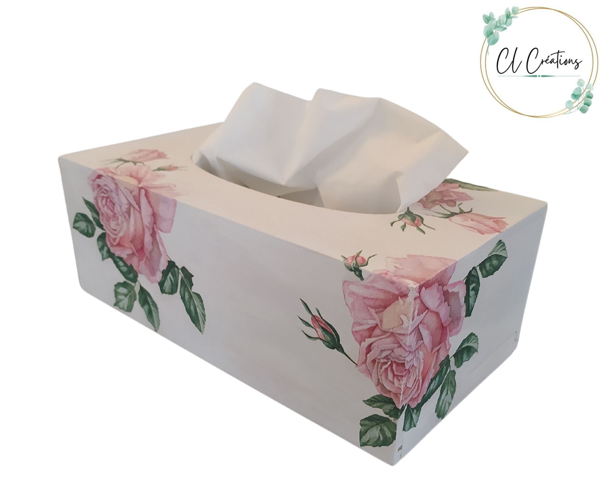 Wooden Tissue Box Hand-decorated and Varnished - Etsy