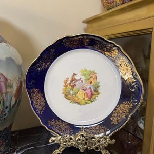 Porcelain Tray , Presentation Tray , French Antique Product