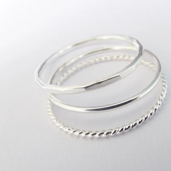 Stacking Ring Set - Etsy