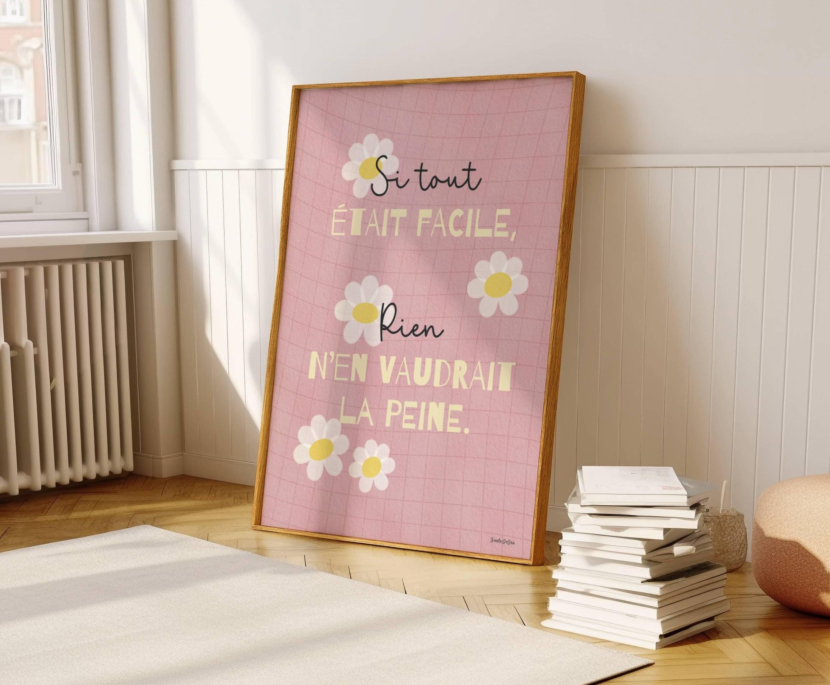 Tableau Mural Fleur Marguerite En Bois - Style Boho, Dimensions 16x12 Pouces, Neuf