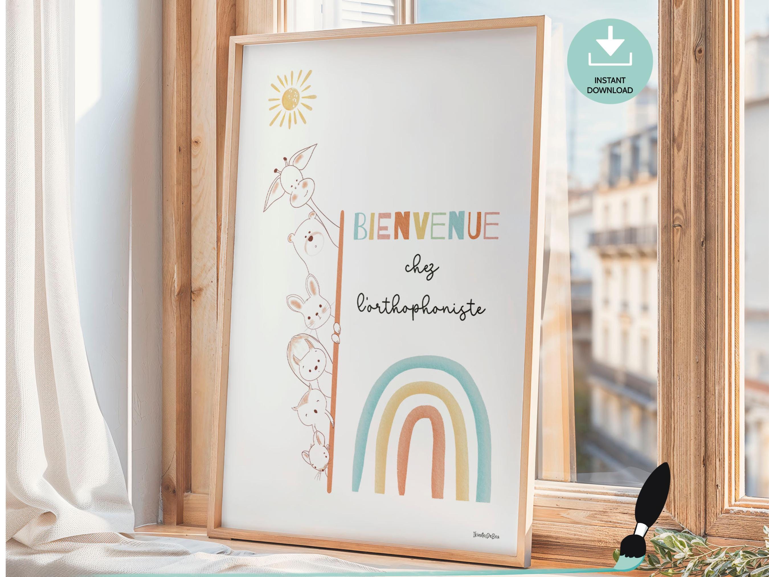 Panneau Décoratif Orthophoniste - Cadeau Enseignant - It's A G - Acrylique