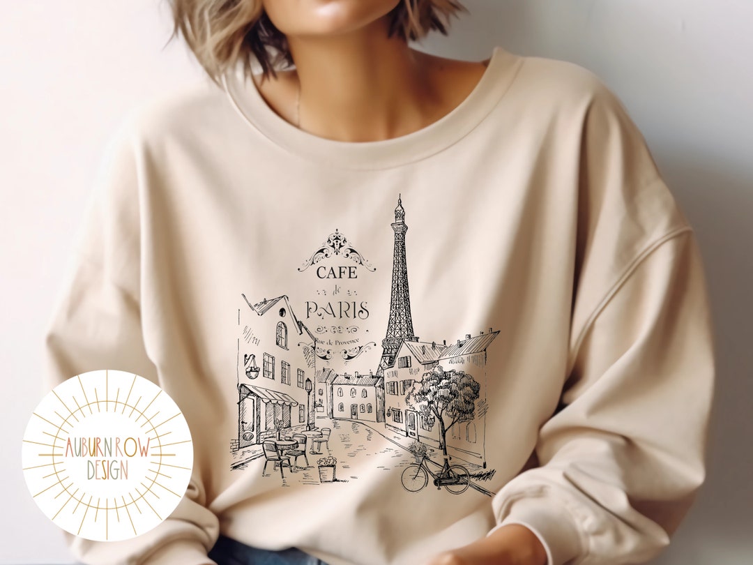 Paris Embroidered Sweatshirt