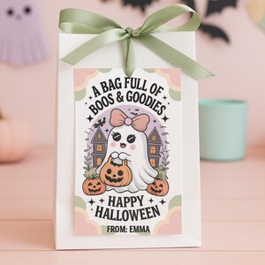 Printable Boo Bag Tags