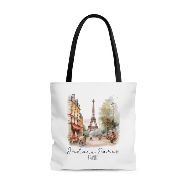 Paris Tote Bag, Paris France Tote Bag, Paris Souvenir, Paris Travel Bag, Paris Gifts, Eiffel Tower Tote Bag, Eiffel Tower Gifts