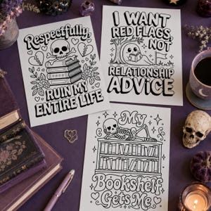 Dark Romance Coloring Pages