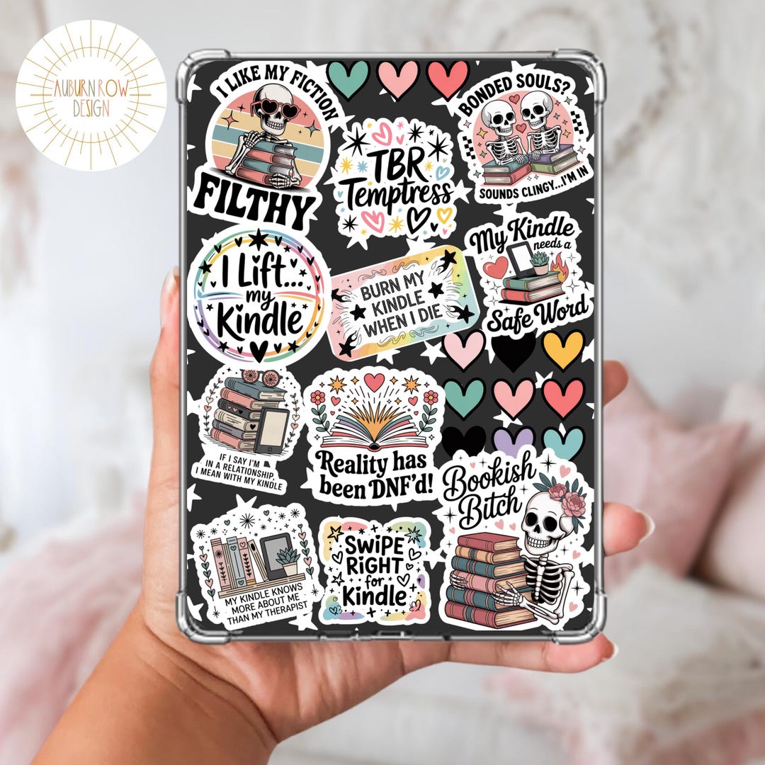 Printable Kindle Insert, Digital Kindle Insert, Bookish Kindle Insert ...