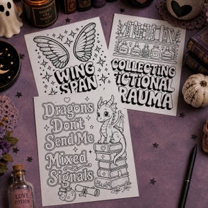 Dark Romance Coloring Pages