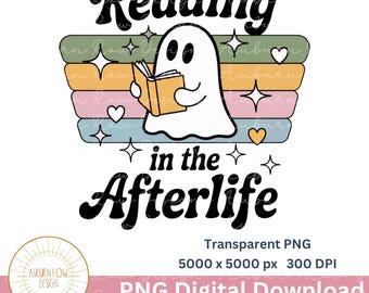 Clipart de un estudioso, PNG de un estudioso, Clipart de Booktok, PNG de Booktok, Clipart de un fantasma estudioso, Clipart de un fantasma retro leyendo, PNG de lectura en el más allá