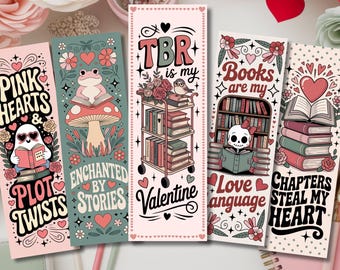 Valentines Day Bookmarks, Smut Bookmarks, Romance Bookmarks, Dark Romance Bookmarks