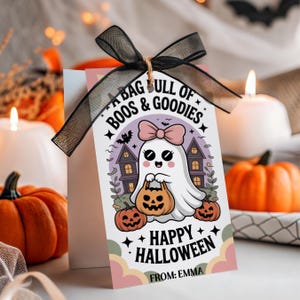Printable Boo Bag Tags