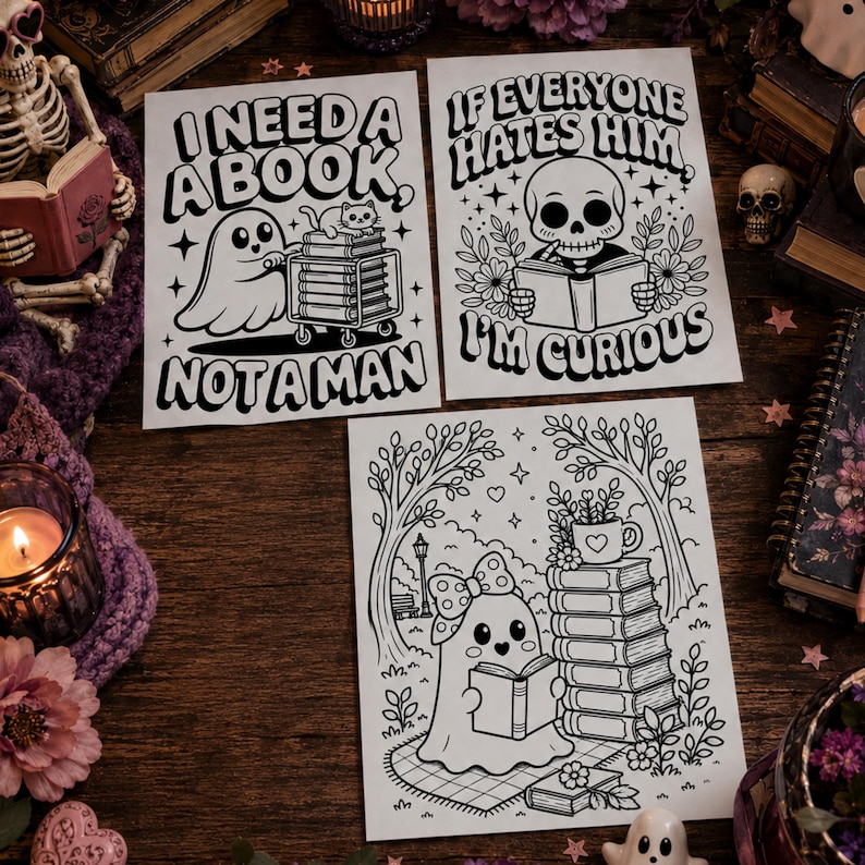 Dark Romance Coloring Pages