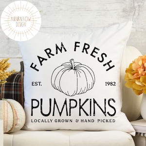 Pumpkin Pillow Cover, Thanksgiving Pillow Cover, Fall Pillow Cover, Autumn Pillow Cover, Pumpkin Pillows, Fall Home Decor