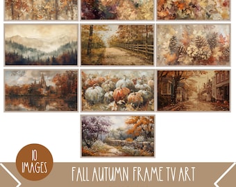 Fall Samsung TV Art, Autumn Samsung TV Art, Frame TV Art, Fall Art Samung Tv, Frame Tv Art  Digital Download, Rustic Fall Frame Tv Art