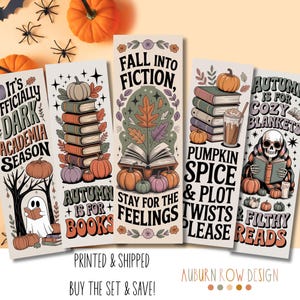Halloween Bookmarks, Skeleton Bookmarks, Bookish Halloween Bookmarks, Spooky Bookmarks, Bookish Gifts, Book Lover Gifts, Book Accessories
