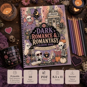 Dark Romance Coloring Pages