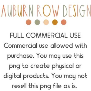 Auburn Row Design Full Commercial Use License, PNG File for Physical Products Creation