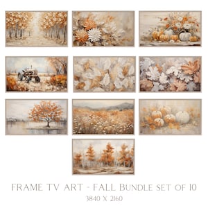 Fall Frame TV Art Bundle, Autumn Frame TV Art Bundle, Fall Landscape Frame TV Art, Samsung Frame Tv Art, Rustic Winter Frame Art