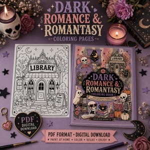 Dark Romance Coloring Pages