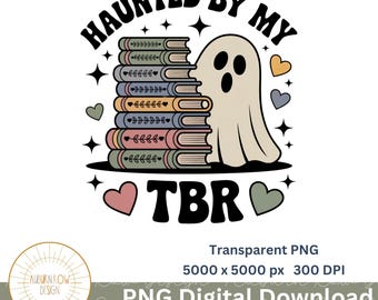 本好きのクリップアート、本好きのPNG、Booktokクリップアート、Booktok PNG、本好きの幽霊クリップアート、TBRクリップアート、レトロな幽霊読書クリップアート、Tbr PNG